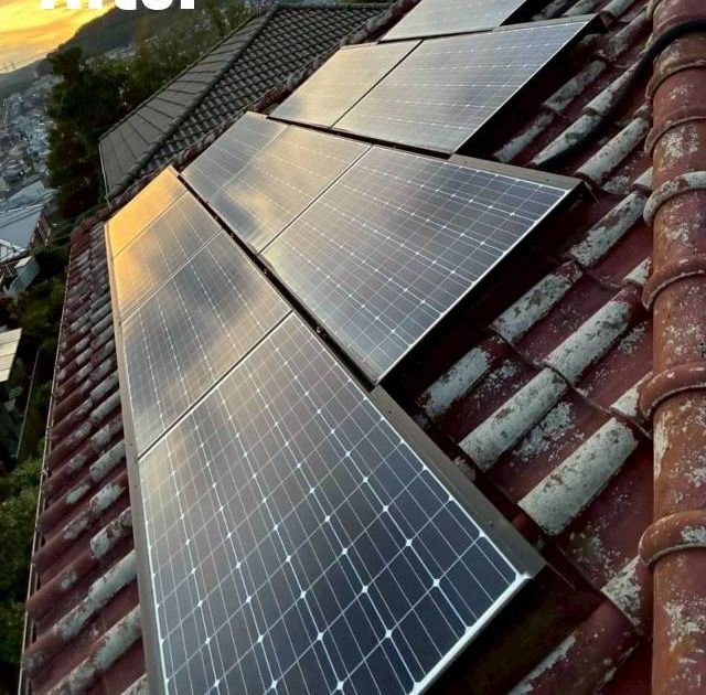 太陽光パネル設置 施工後