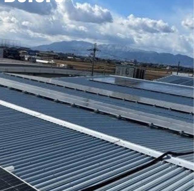 太陽光パネル設置 施工前