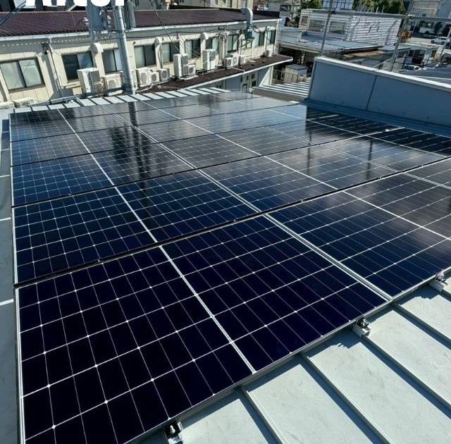 太陽光パネル設置 施工後