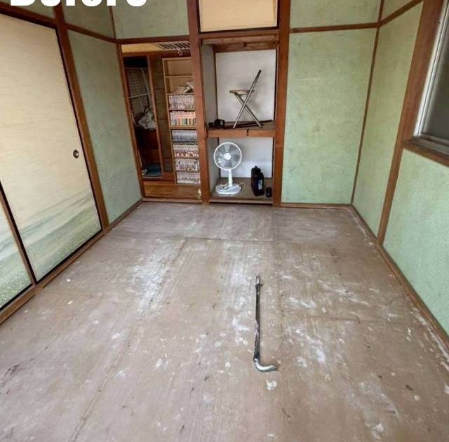 和室から洋室 施工前
